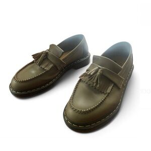 Dr. Martens Khaki Tassel Loafers